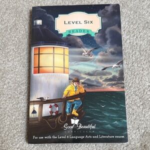 Level Six Reader - Lighthouse Cover in Navy & Yellow